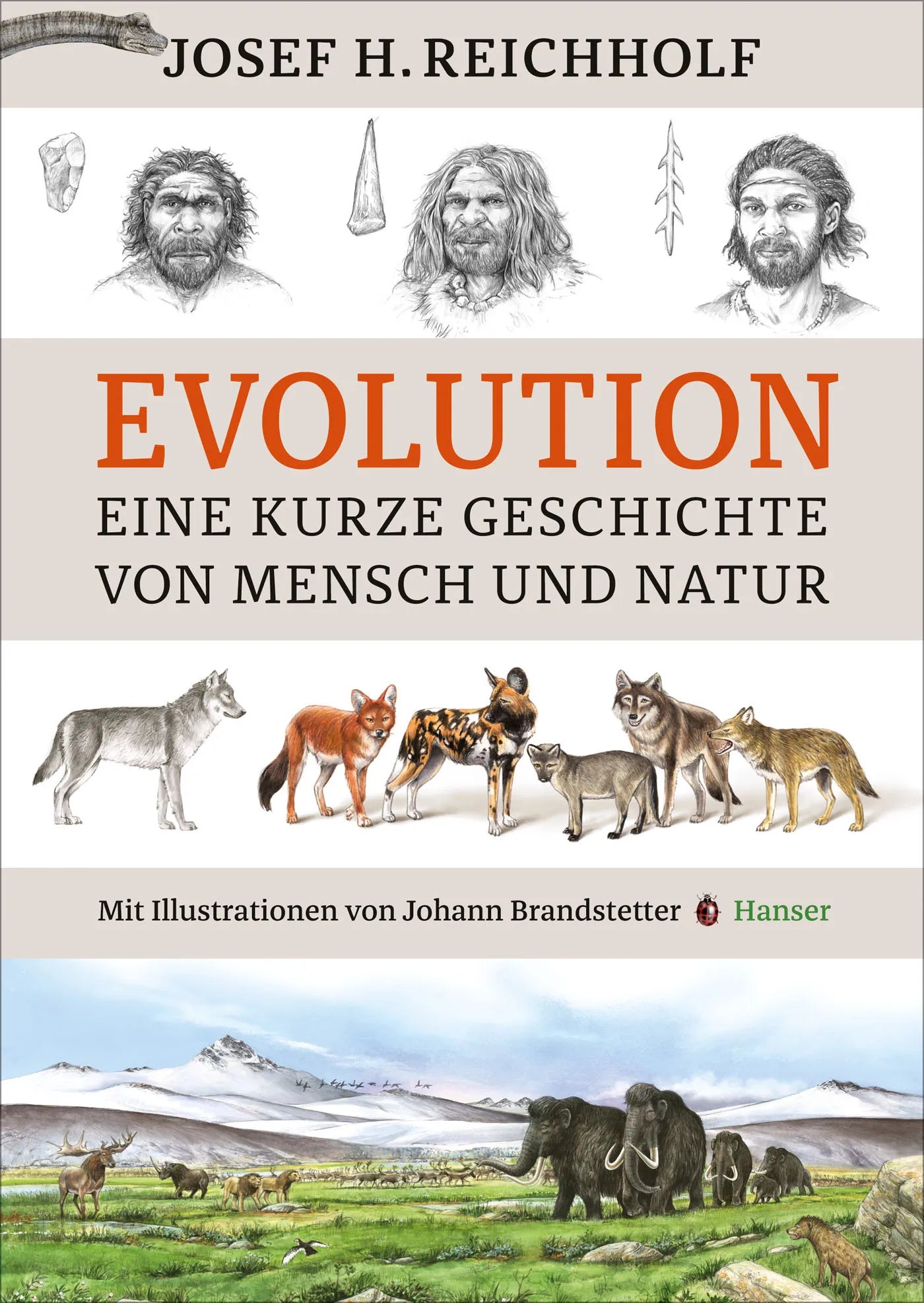 Buchcover von 'Evolution' - Gebundene Ausgabe von Josef H. Reichholf