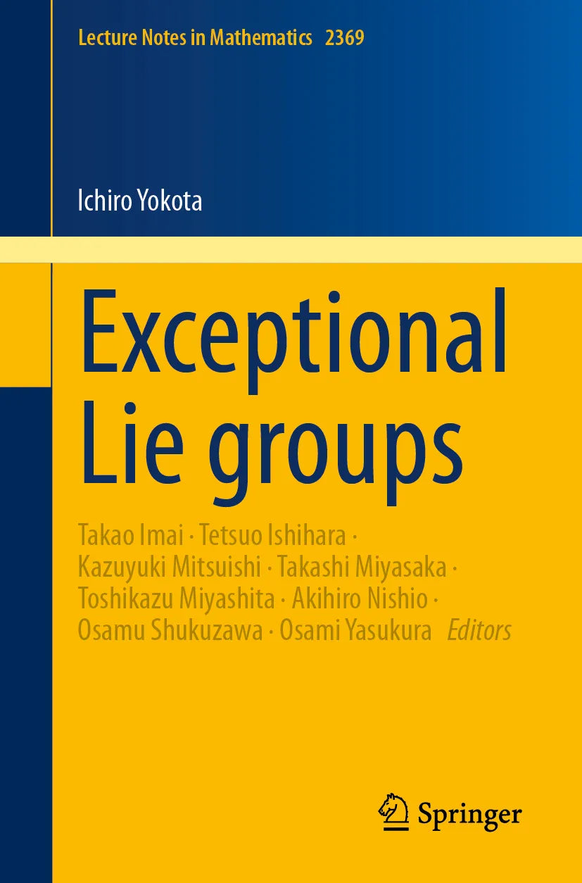 Cover: Exceptional Lie groups (E-Book) von Ichiro Yokota