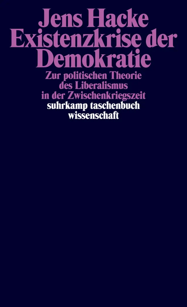 Buchcover von 'Existenzkrise der Demokratie' - Taschenbuch von Jens Hacke