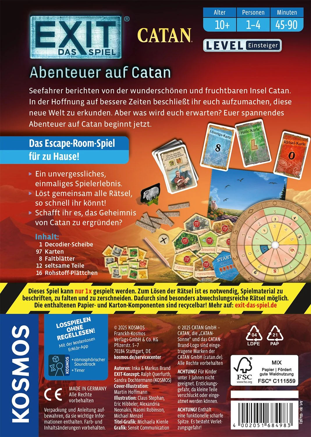 EXIT® - Das Spiel: Abenteuer auf Catan – Ansicht