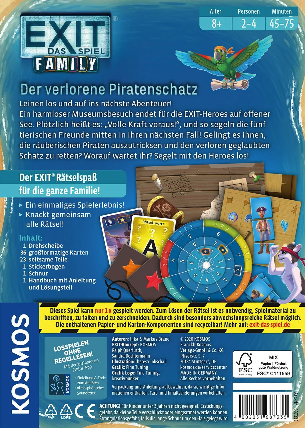 EXIT® - Das Spiel Family: Der verlorene Piratenschatz – Ansicht