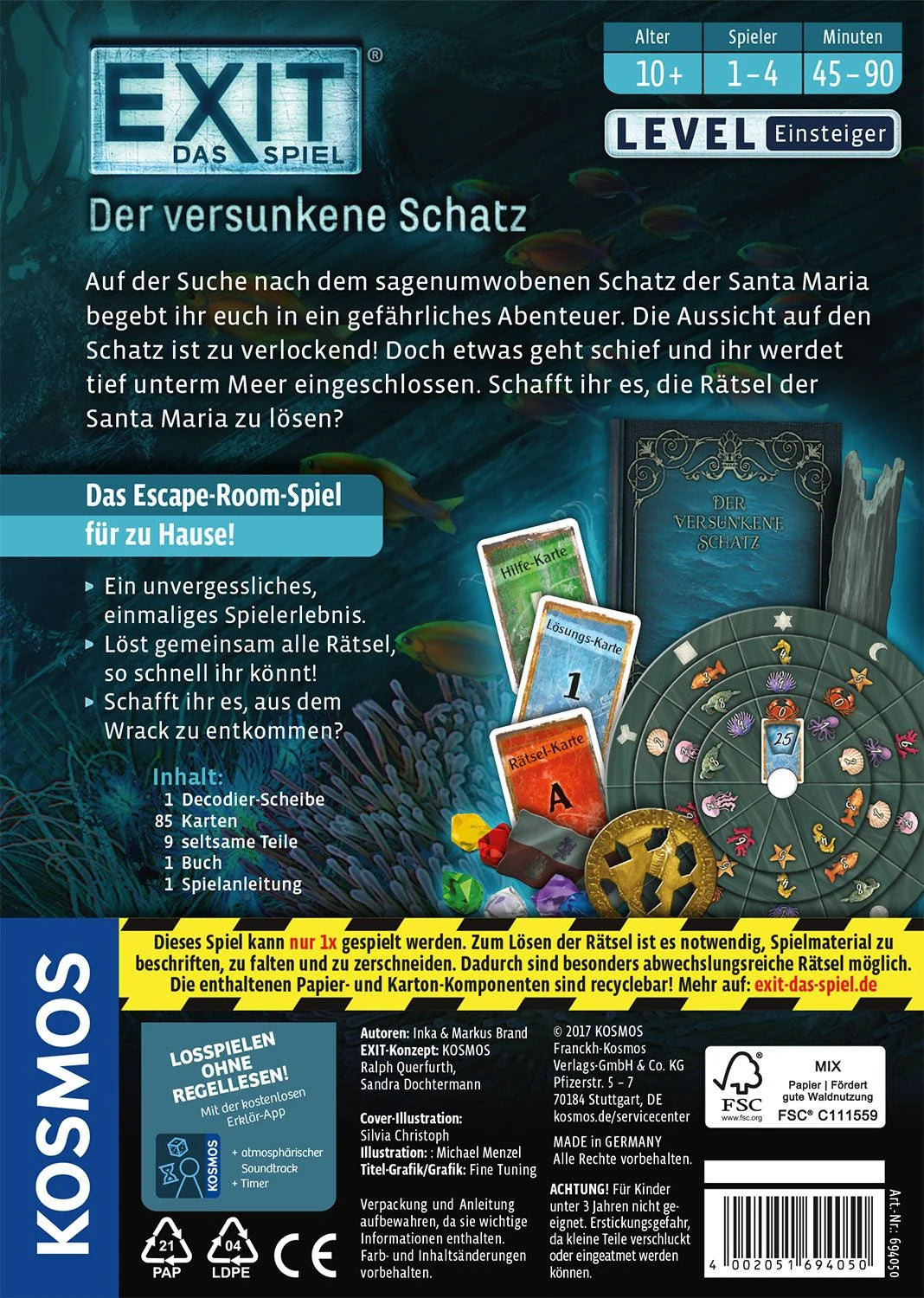EXIT® Der versunkene Schatz (E) – Ansicht