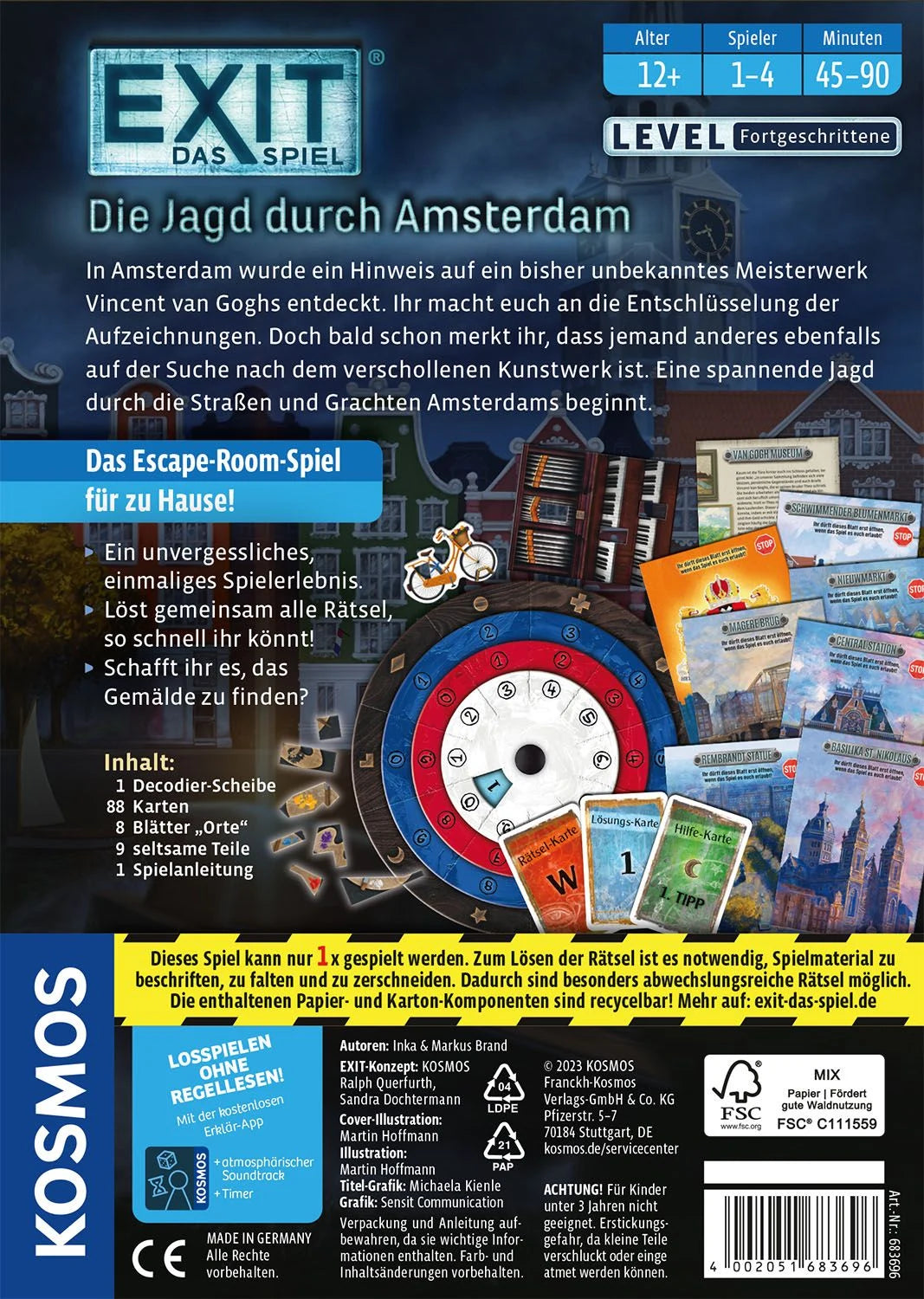 EXIT® Die Jagd durch Amsterdam (F) – Ansicht