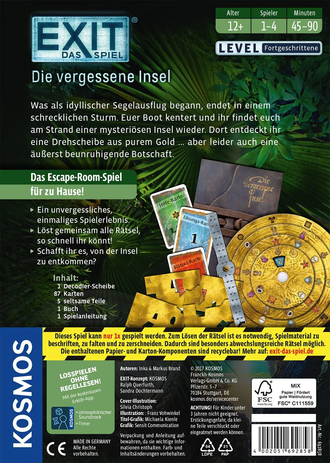 EXIT® Die vergessene Insel (F) – Ansicht