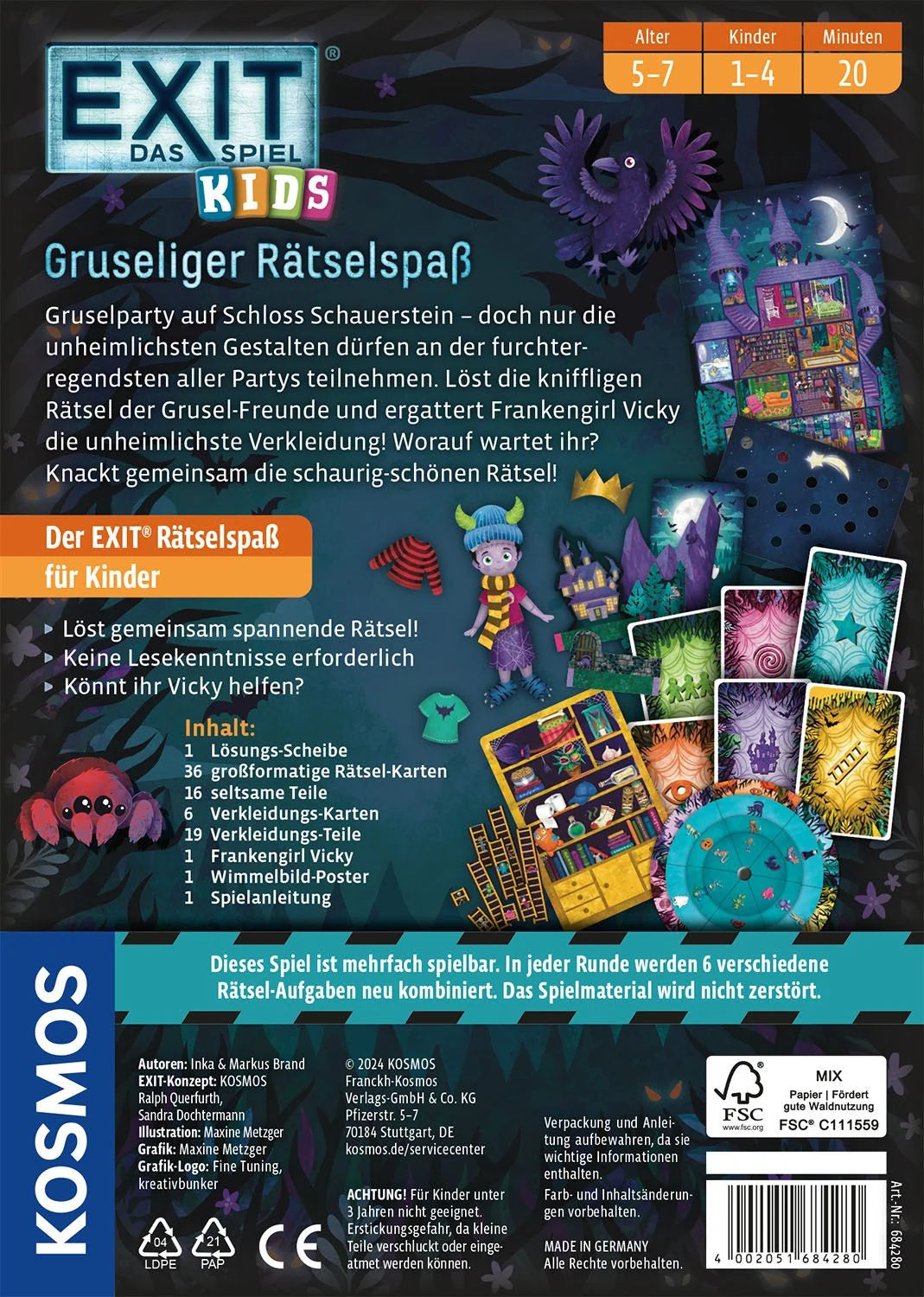 EXIT® Kids Gruseliger Rätselspaß – Ansicht