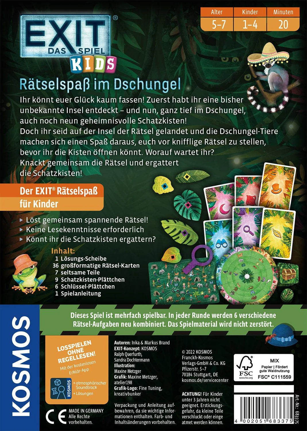 EXIT® Kids Rätselspaß im Dschungel – Ansicht