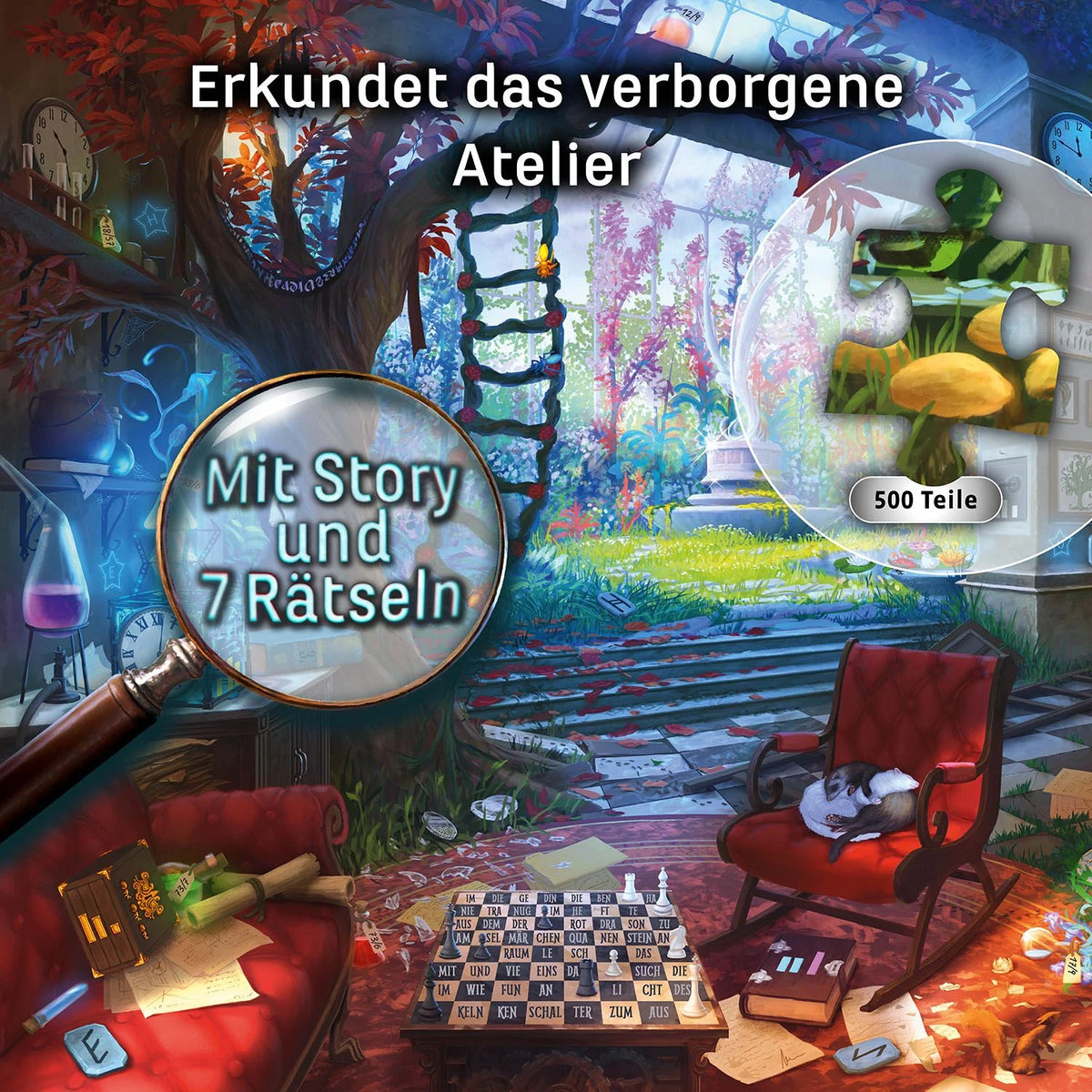 EXIT® Puzzle Das verborgene Atelier – Ansicht