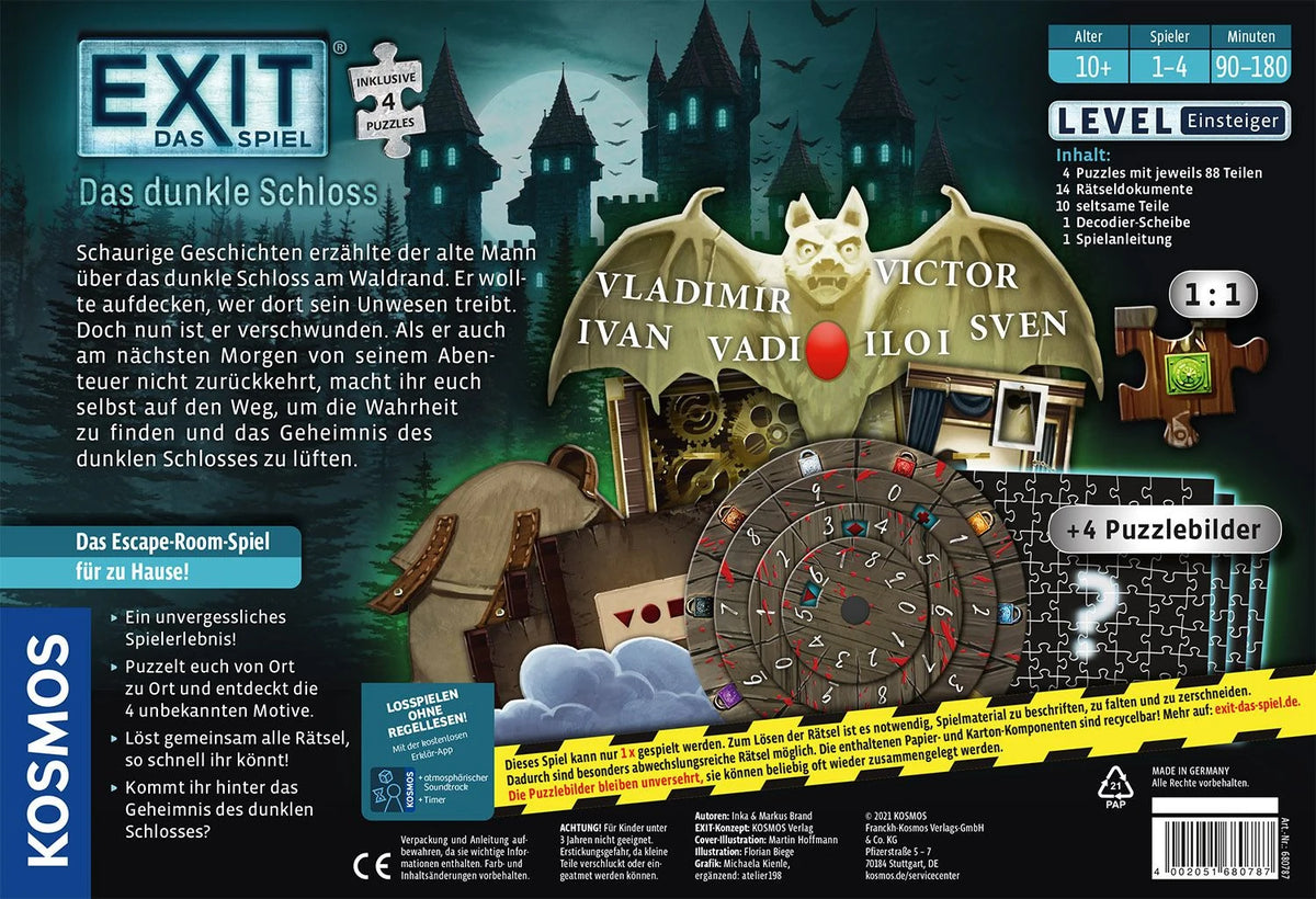 EXIT® Spiel+Puzzle Das dunkle Schloss (E) – Ansicht