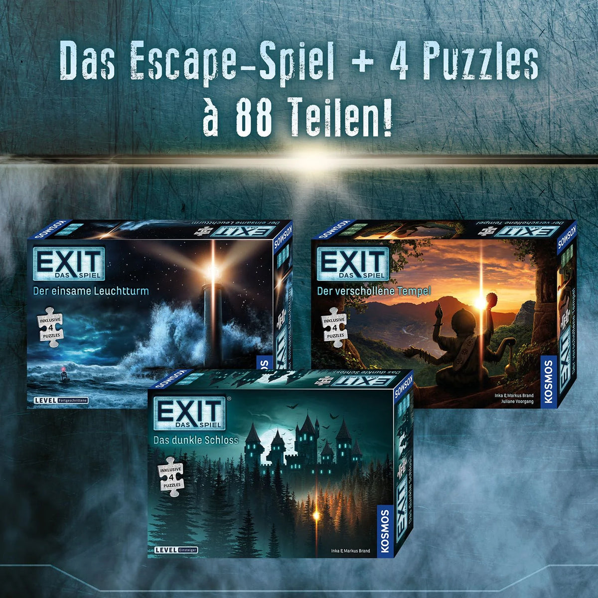 EXIT® Spiel+Puzzle Das dunkle Schloss (E) – Ansicht
