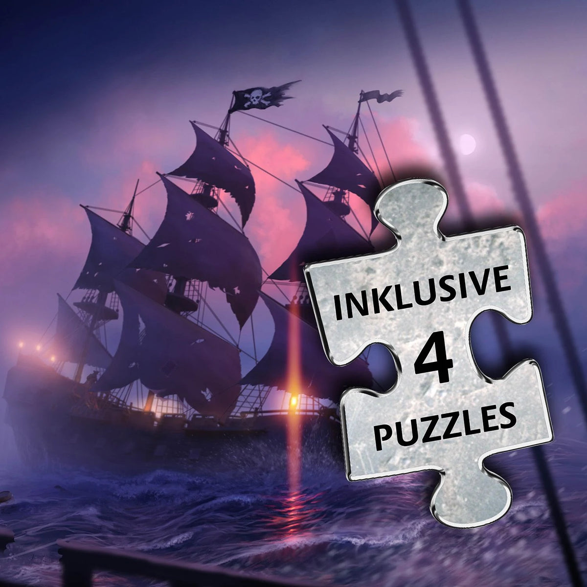 EXIT® Spiel+Puzzle Das Gold der Piraten (F) – Ansicht