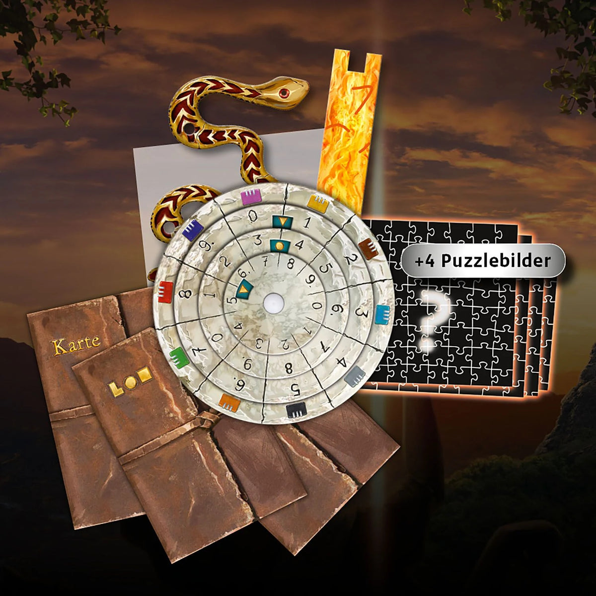 EXIT® Spiel+Puzzle Der verschollene Tempel (E) – Ansicht