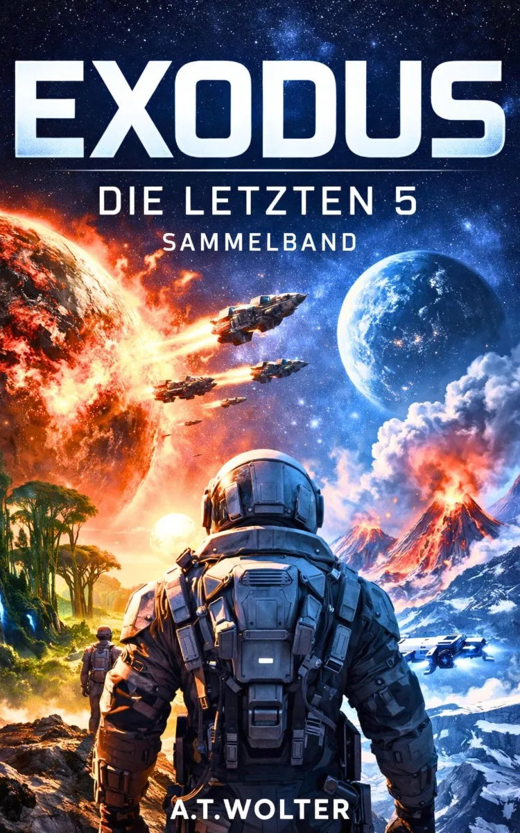 Cover: Exodus - Die letzten 5 - Sammelband (E-Book) von A. T. Wolter