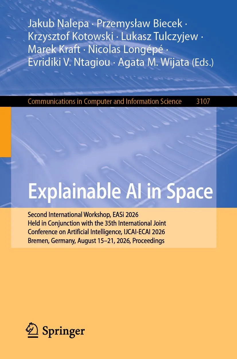 Cover: Explainable AI in Space (E-Book) von Jakub Nalepa