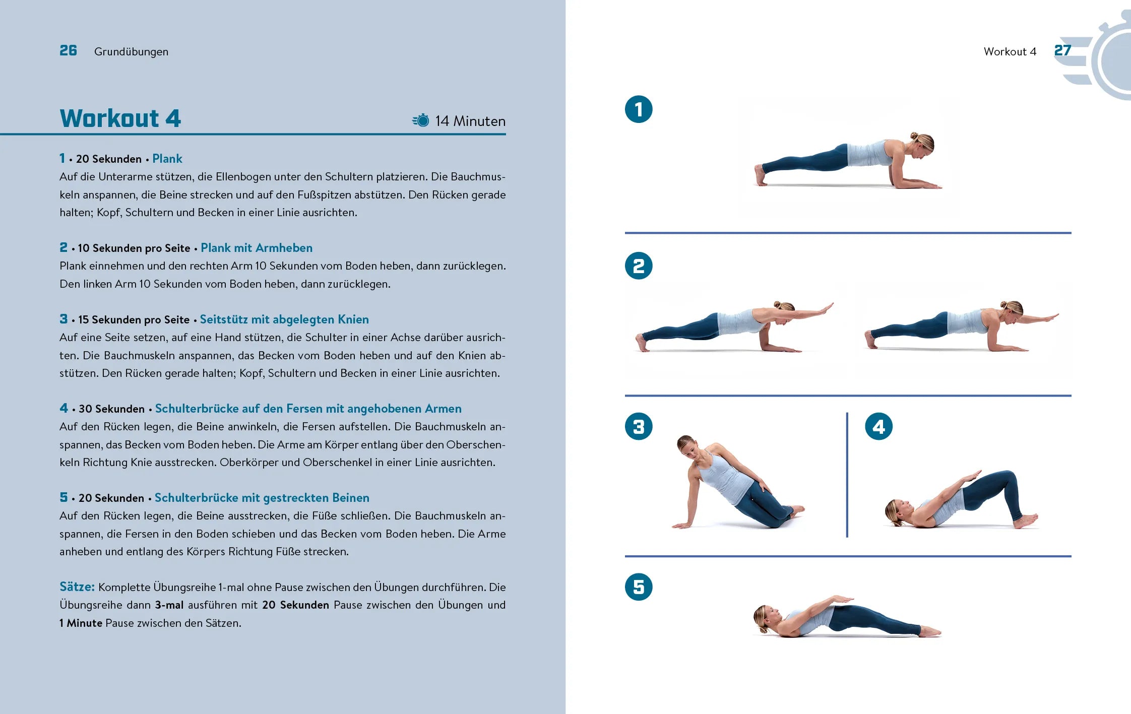 Innenansicht von 'Express-Workouts – Core- und Sixpack-Training' - Taschenbuch