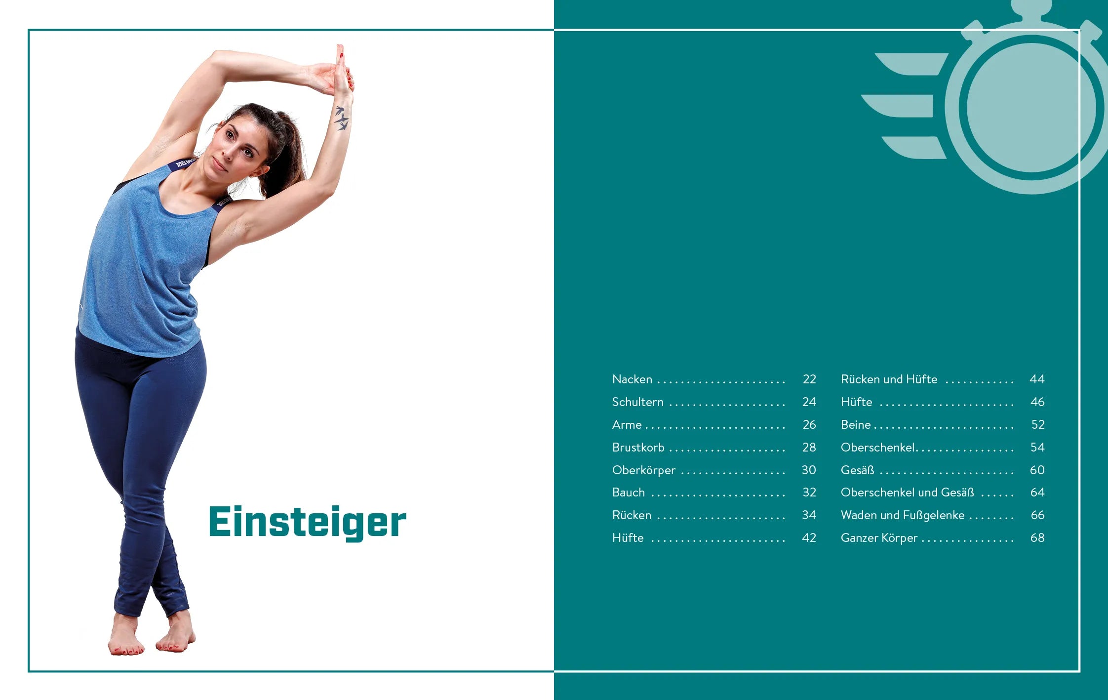 Innenansicht von 'Express-Workouts – Stretching' - Taschenbuch