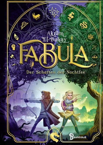 Buchcover von 'Fabula - Der Schatten der Nachtfee' - Gebundene Ausgabe von Akram El-Bahay