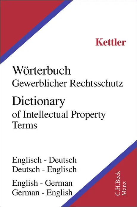 Buchcover von 'Fachwörterbuch Gewerblicher Rechtsschutz und Urheberrecht' - Gebundene Ausgabe von Stefan Hans Kettler