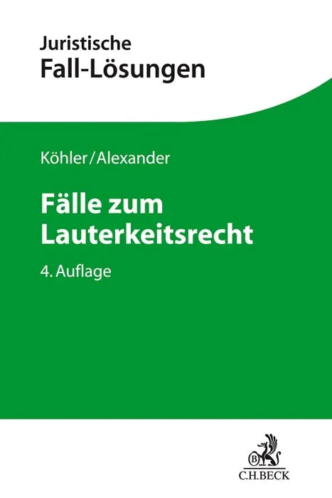 Buchcover von 'Fälle zum Lauterkeitsrecht' - Taschenbuch von Helmut Köhler