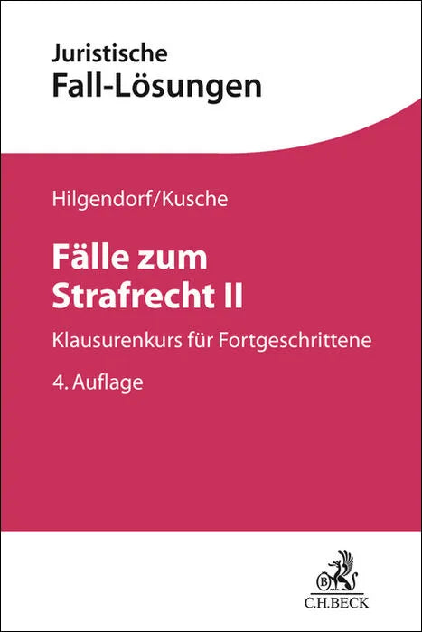 Buchcover von 'Fälle zum Strafrecht II' - Taschenbuch von Eric Hilgendorf
