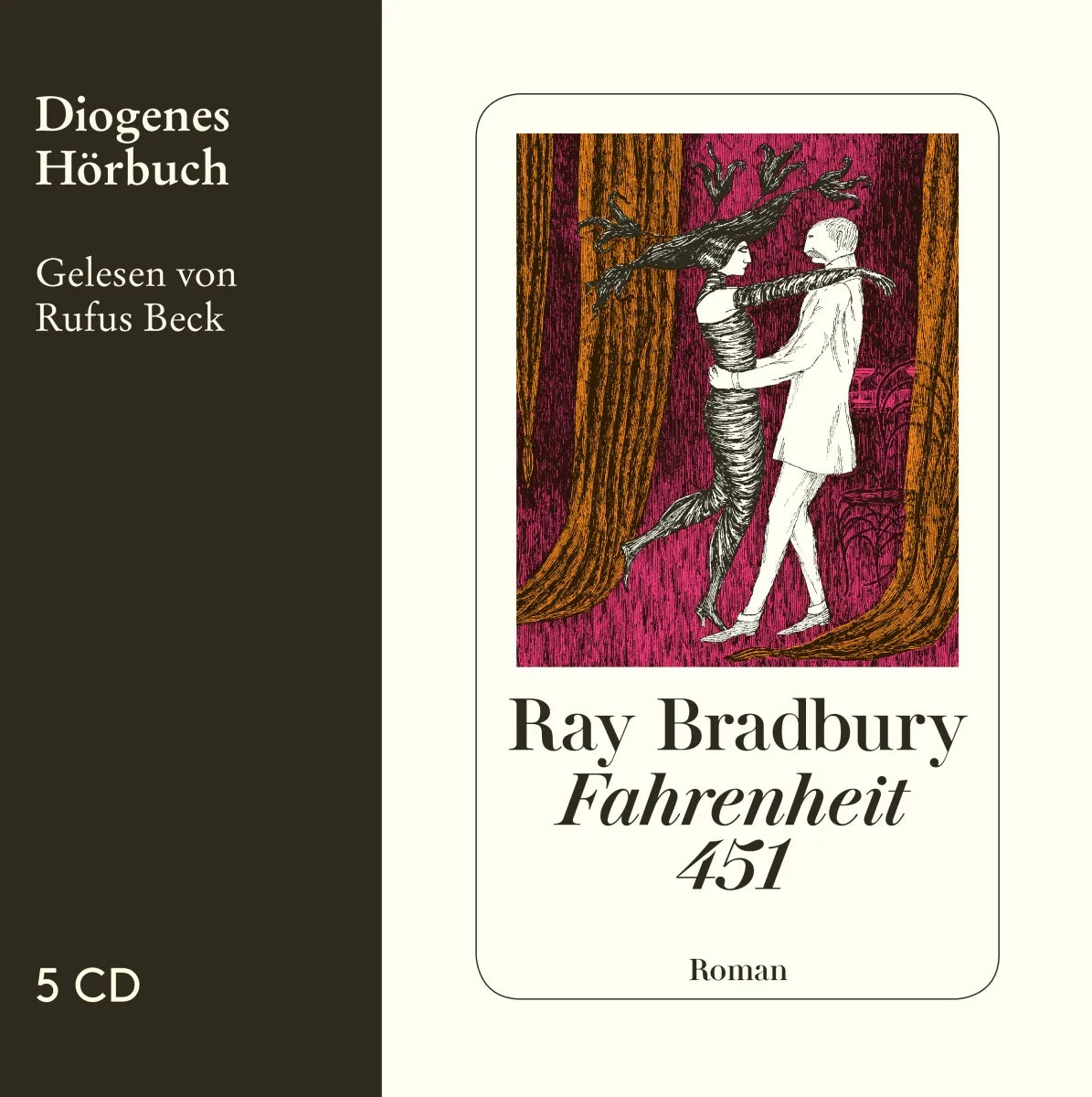 Buchcover von 'Fahrenheit 451' - Hörbuch (CD) von Ray Bradbury