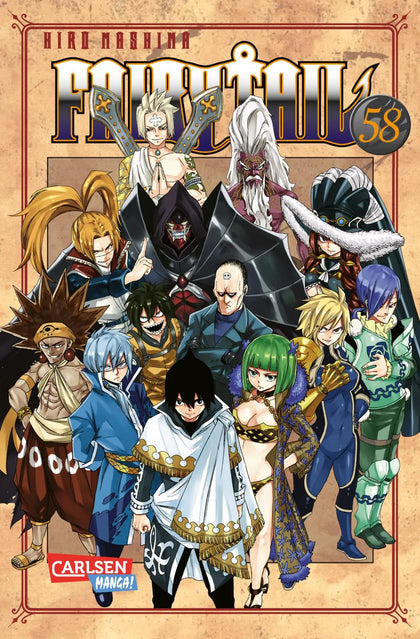 Buchcover von 'Fairy Tail 58' - Taschenbuch von Hiro Mashima