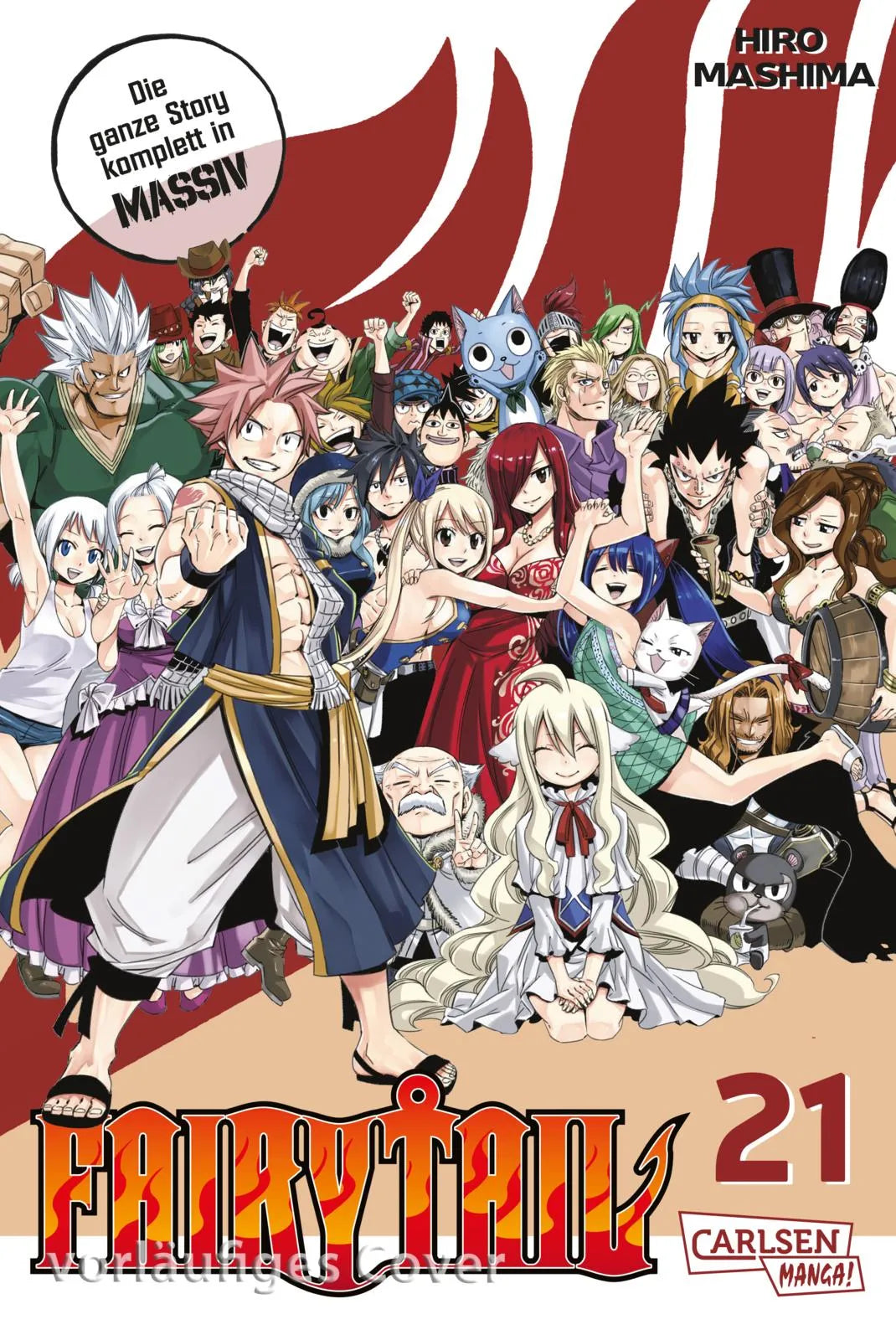 Buchcover von 'Fairy Tail Massiv 21' - Taschenbuch von Hiro Mashima
