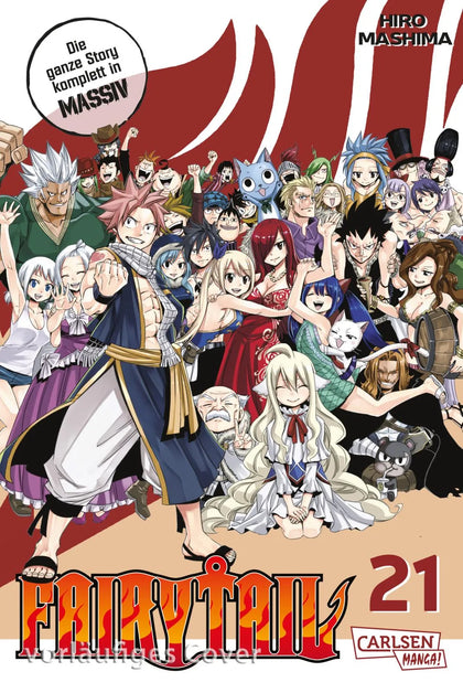 Buchcover von 'Fairy Tail Massiv 21' - Taschenbuch von Hiro Mashima