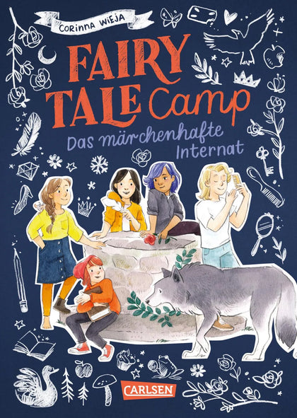 Buchcover von 'Fairy Tale Camp 1: Das märchenhafte Internat' - Gebundene Ausgabe von Corinna Wieja