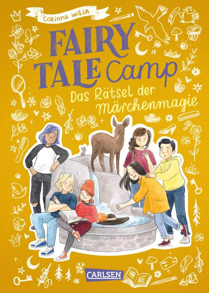 Cover: Fairy Tale Camp 4: Das Rätsel der Märchenmagie (E-Book) von Corinna Wieja