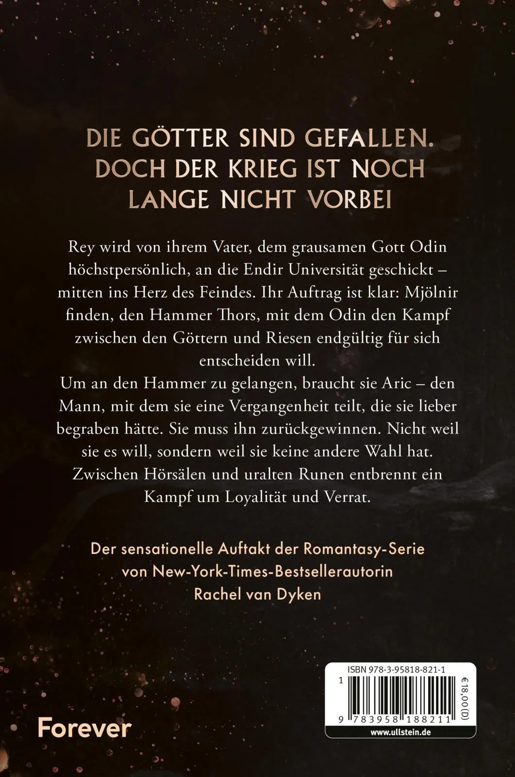 Rückseite: Fallen Gods (Paperback)