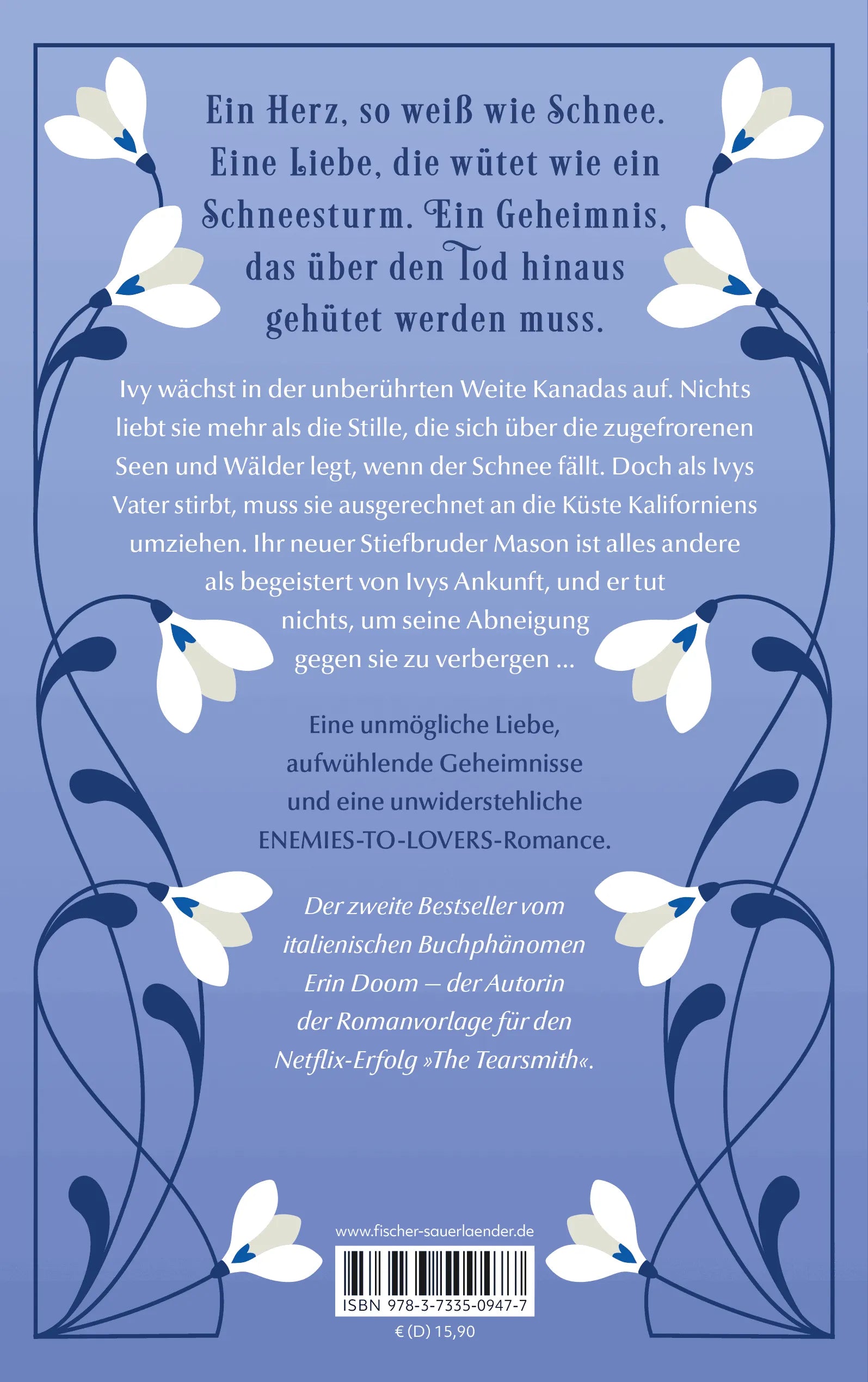 Rückseite: Falling Like Snow (Paperback)