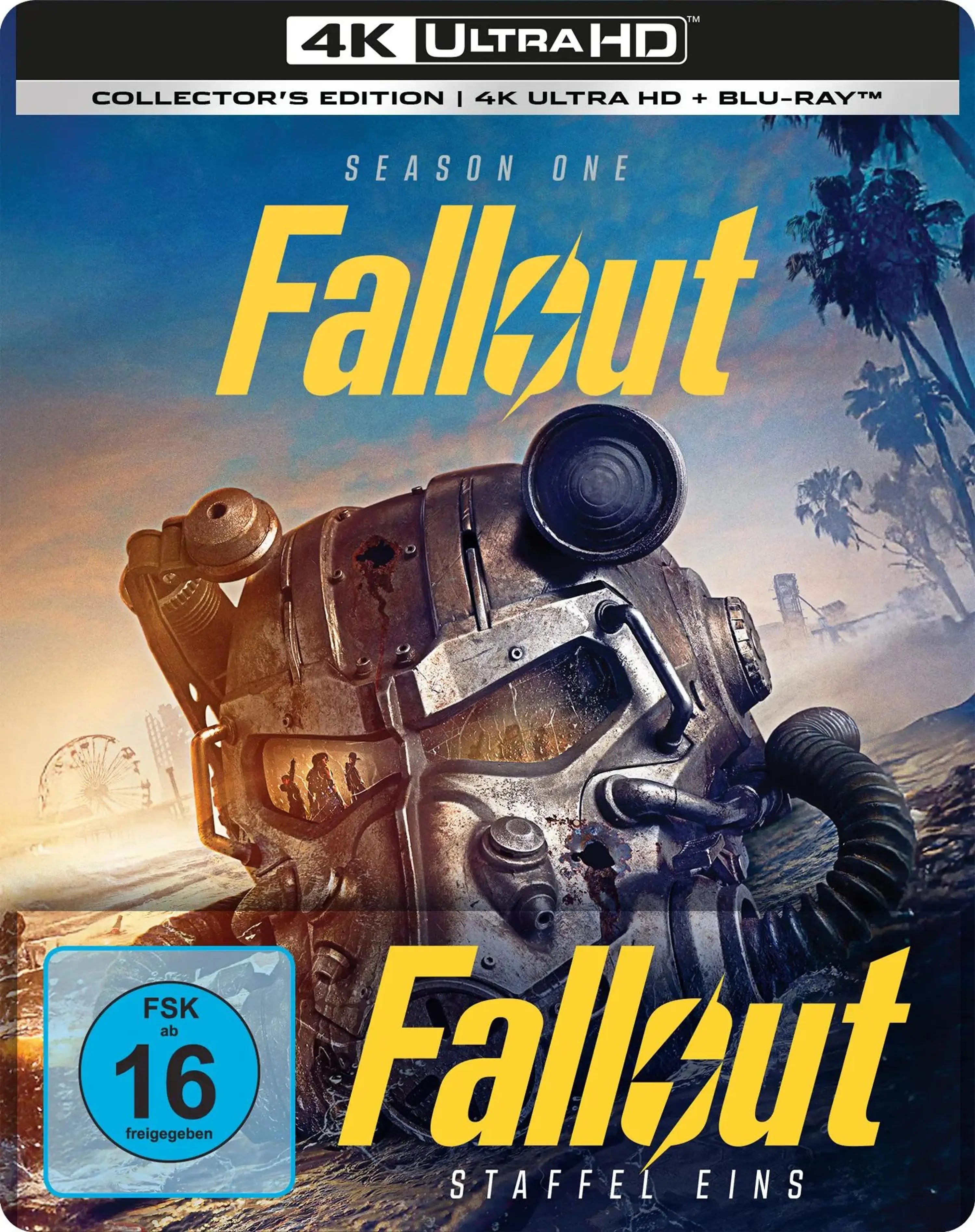 Fallout Staffel 1 Steelbook 4K UHD Blu-ray Cover – Vorderseitenmotiv
