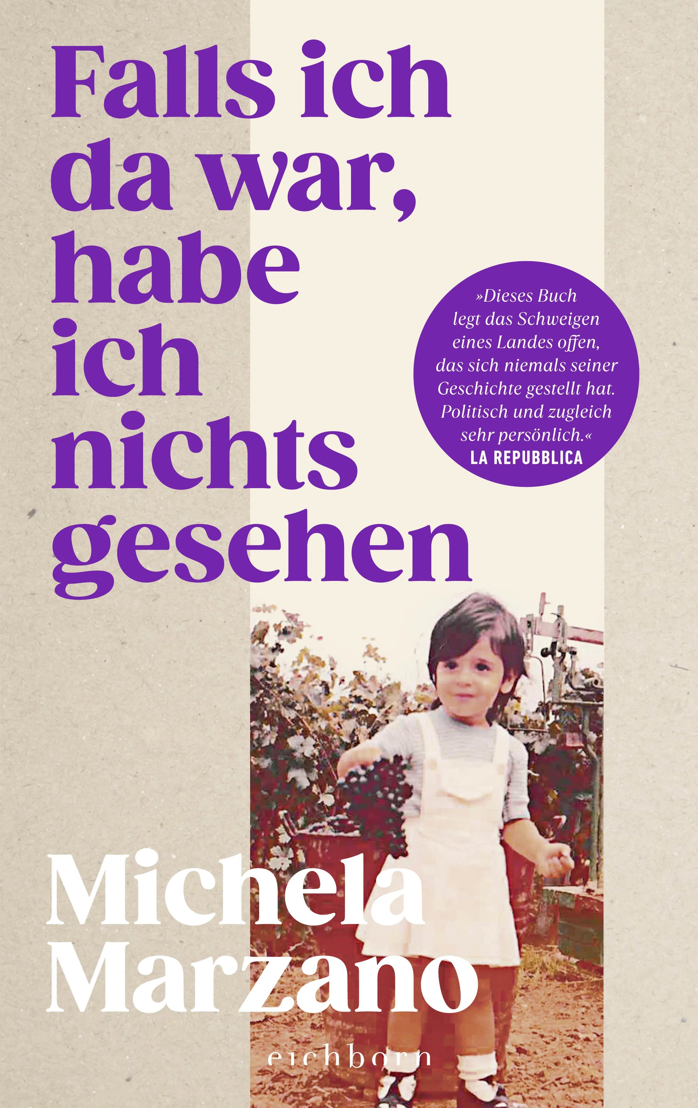 Cover: Falls ich da war, habe ich nichts gesehen (E-Book) von Michela Marzano