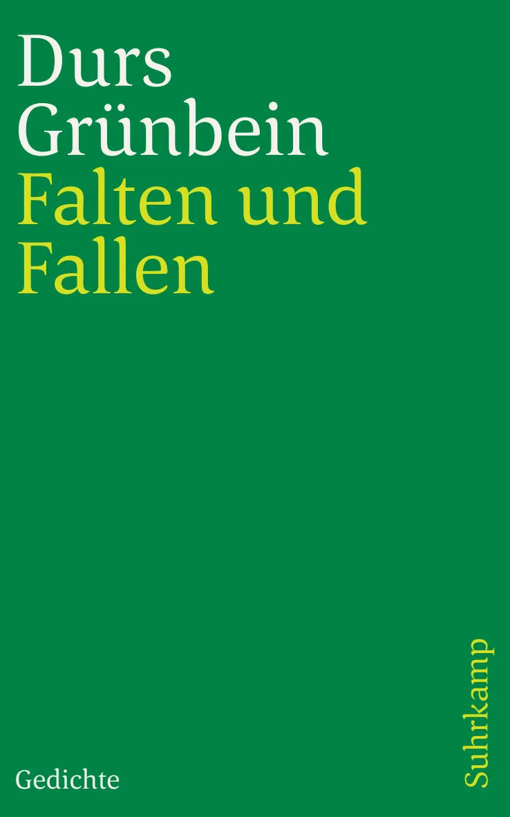 Buchcover von 'Falten und Fallen' - Taschenbuch von Durs Grünbein