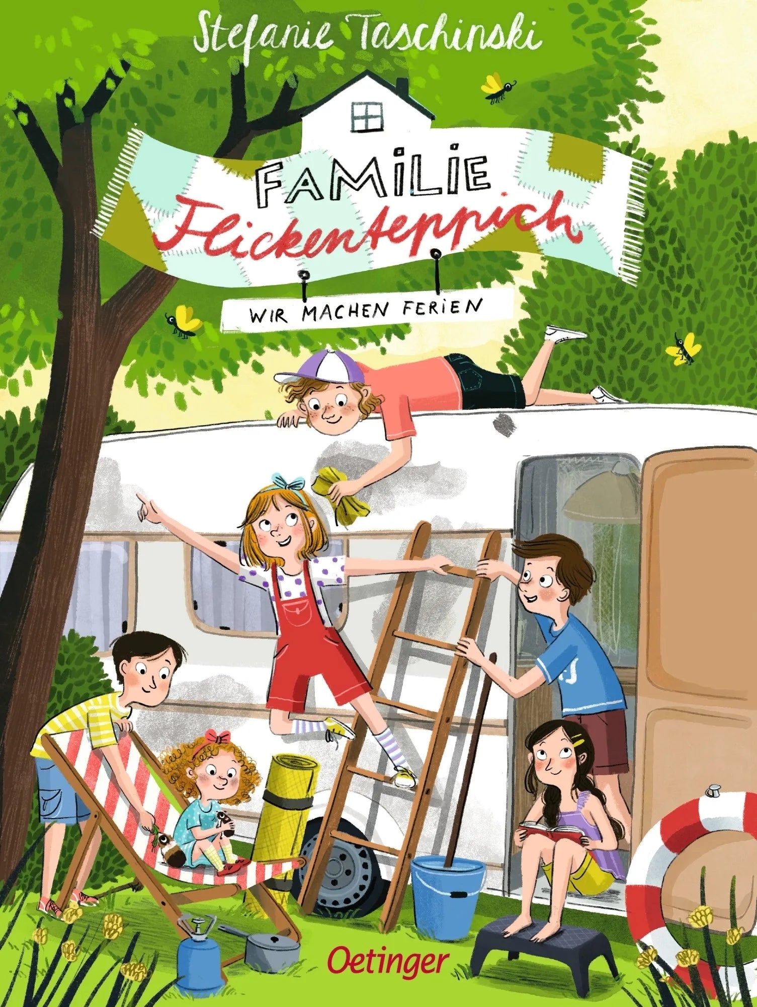 Buchcover von 'Familie Flickenteppich 3. Wir machen Ferien' - Gebundene Ausgabe von Stefanie Taschinski