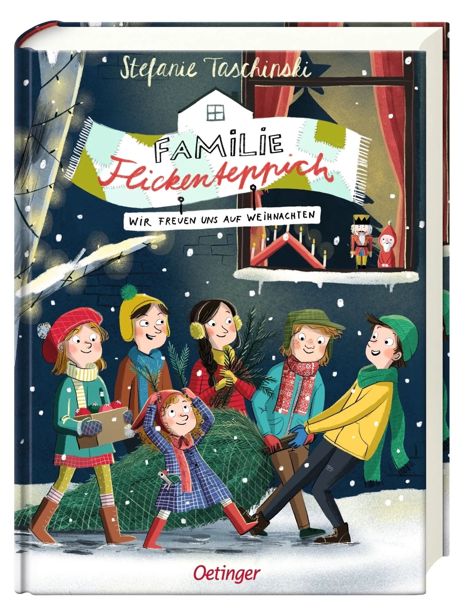 Detailansicht: Familie Flickenteppich 4. Wir freuen uns auf Weihnachten (Hardcover)