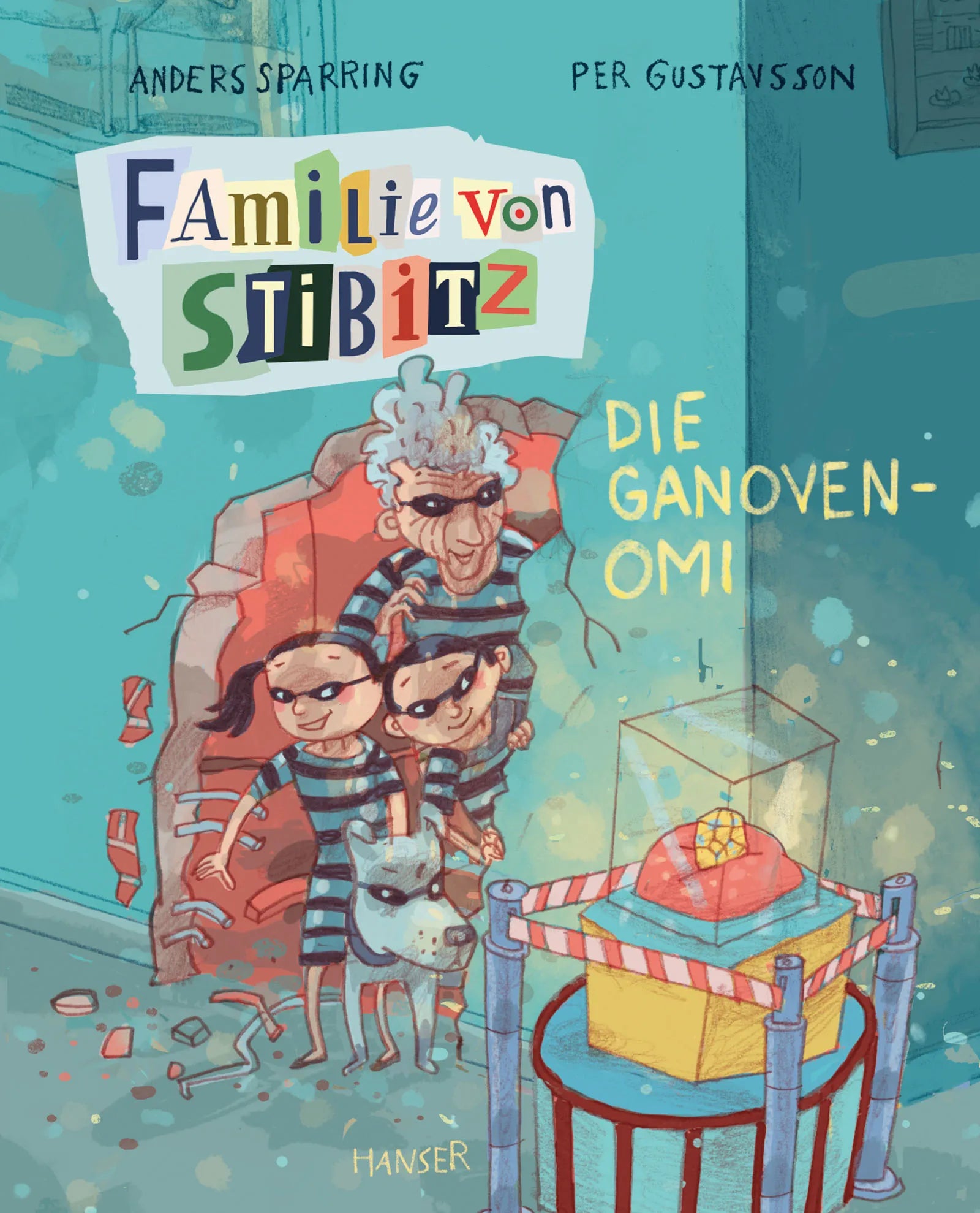 Buchcover von 'Familie von Stibitz - Die Ganoven-Omi' - Gebundene Ausgabe von Anders Sparring