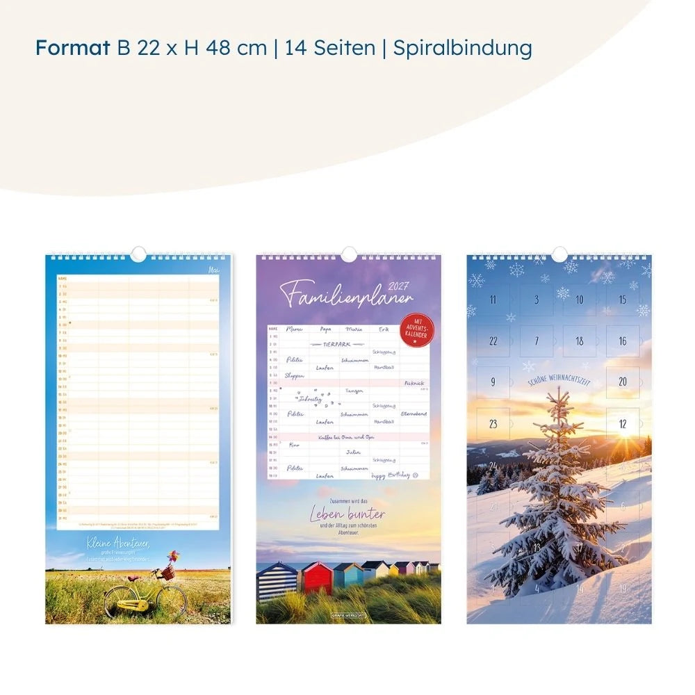 Familienplaner 2027 Classic – Ansicht