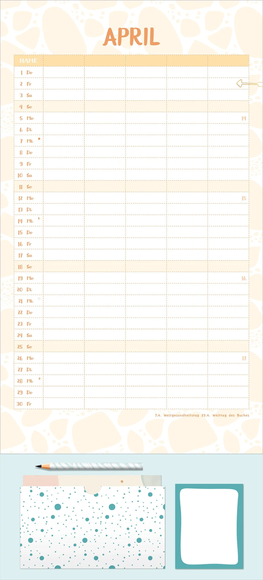 Familienplaner All-in-One 2027 – Ansicht
