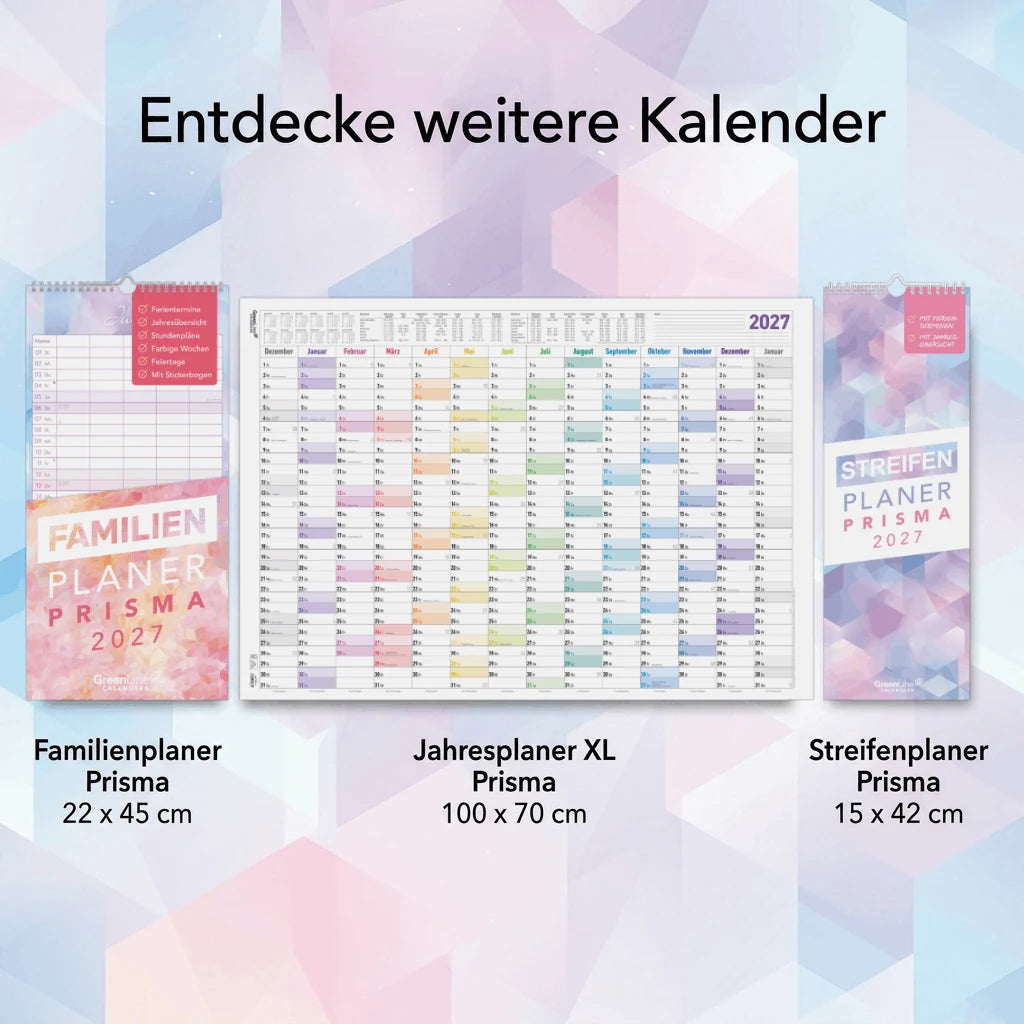 Familienplaner Prisma 2027 – Ansicht