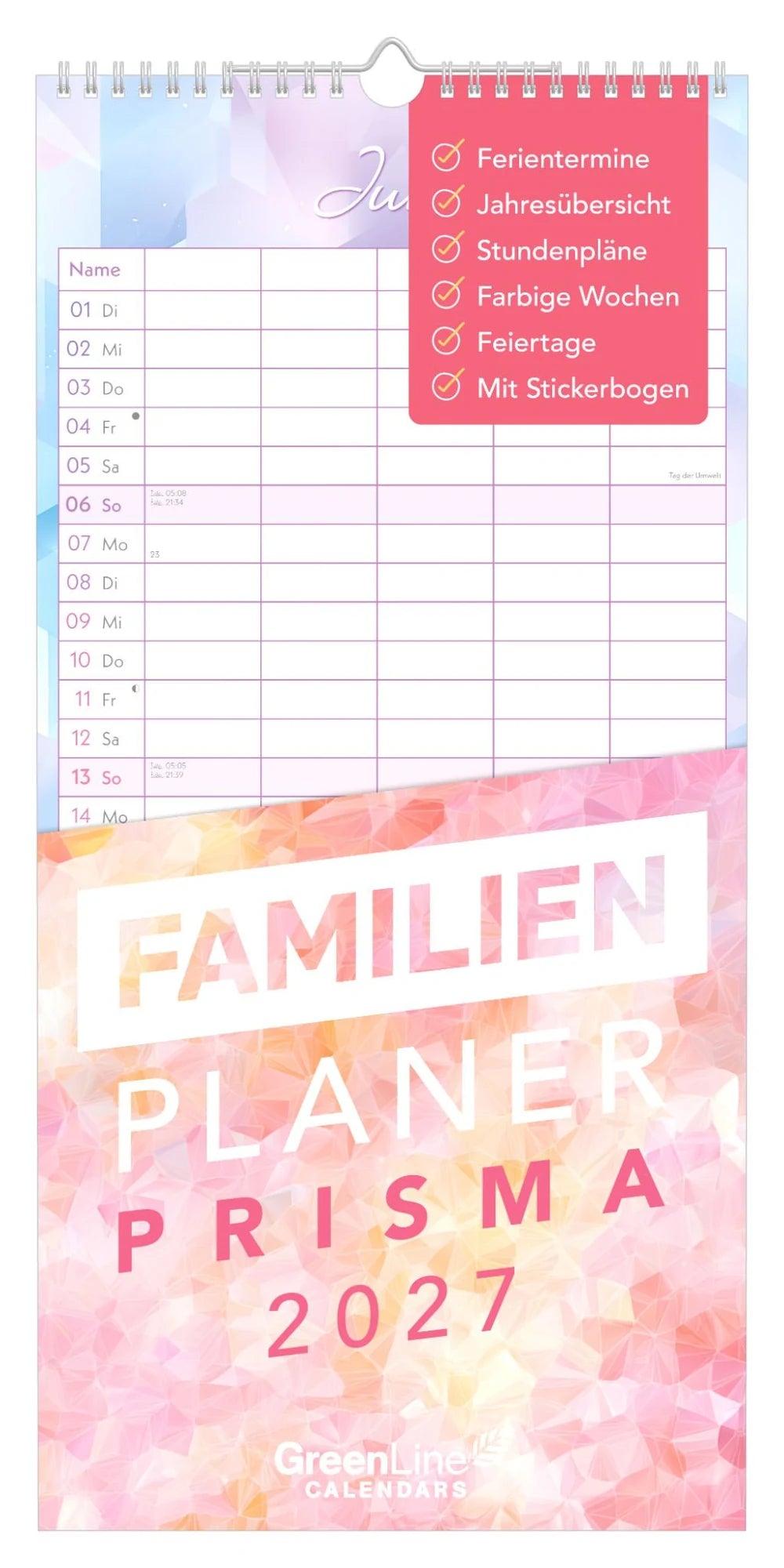 Familienplaner: Familienplaner Prisma 2027