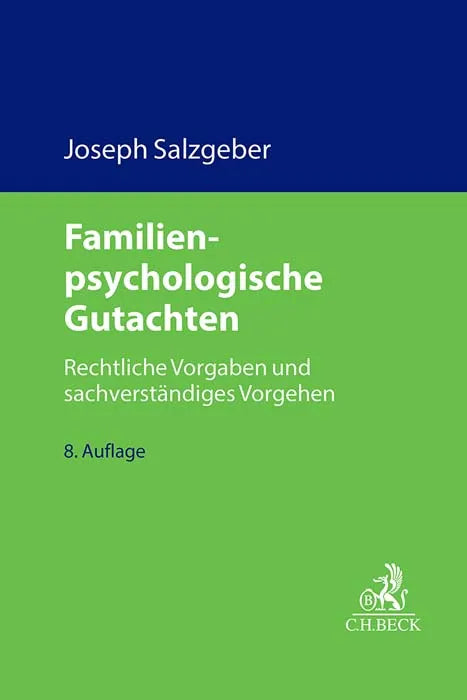 Buchcover von 'Familienpsychologische Gutachten' - Gebundene Ausgabe von Joseph Salzgeber