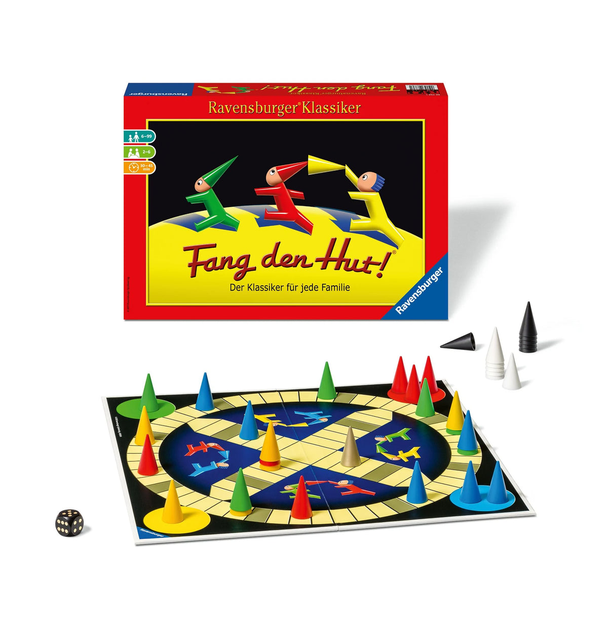 Fang den Hut!® - Gesellschaftsspiel & Brettspiel ab 6 Jahre – Ansicht