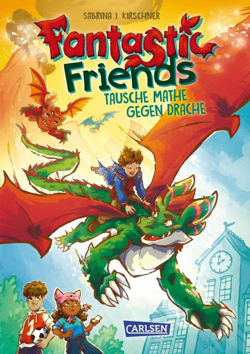 Cover: Fantastic Friends 1: Tausche Mathe gegen Drache (E-Book) von Sabrina J. Kirschner