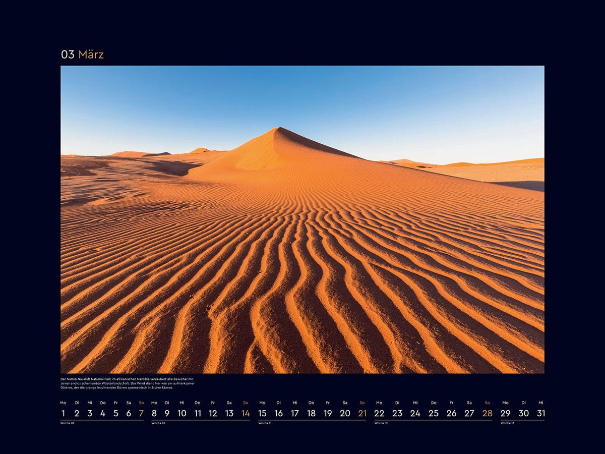 Farben der Erde - KUNTH Wandkalender 2027 – Ansicht