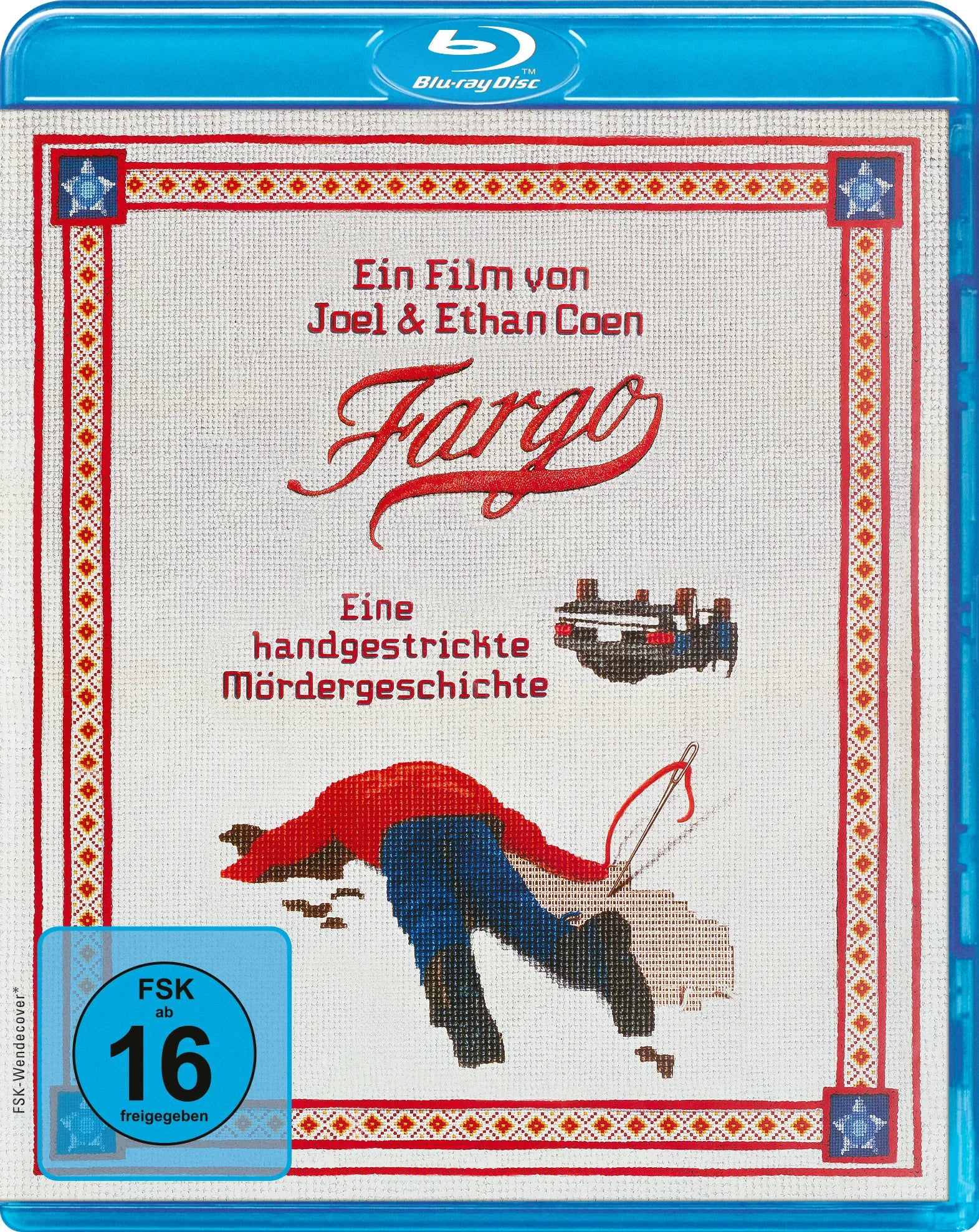Blu-ray-Cover: Fargo - Blutiger Schnee. Regie: Joel Coen