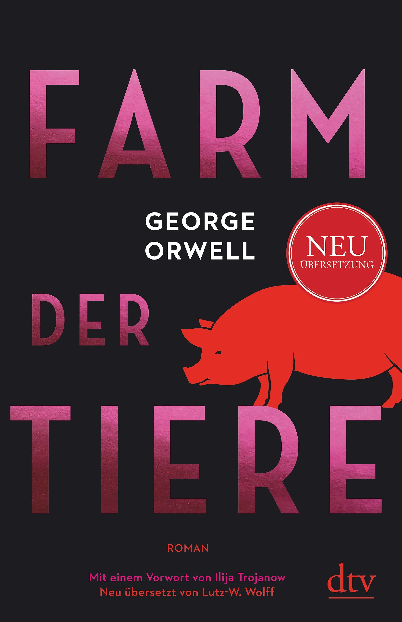 Buchcover von 'Farm der Tiere' - Gebundene Ausgabe von George Orwell