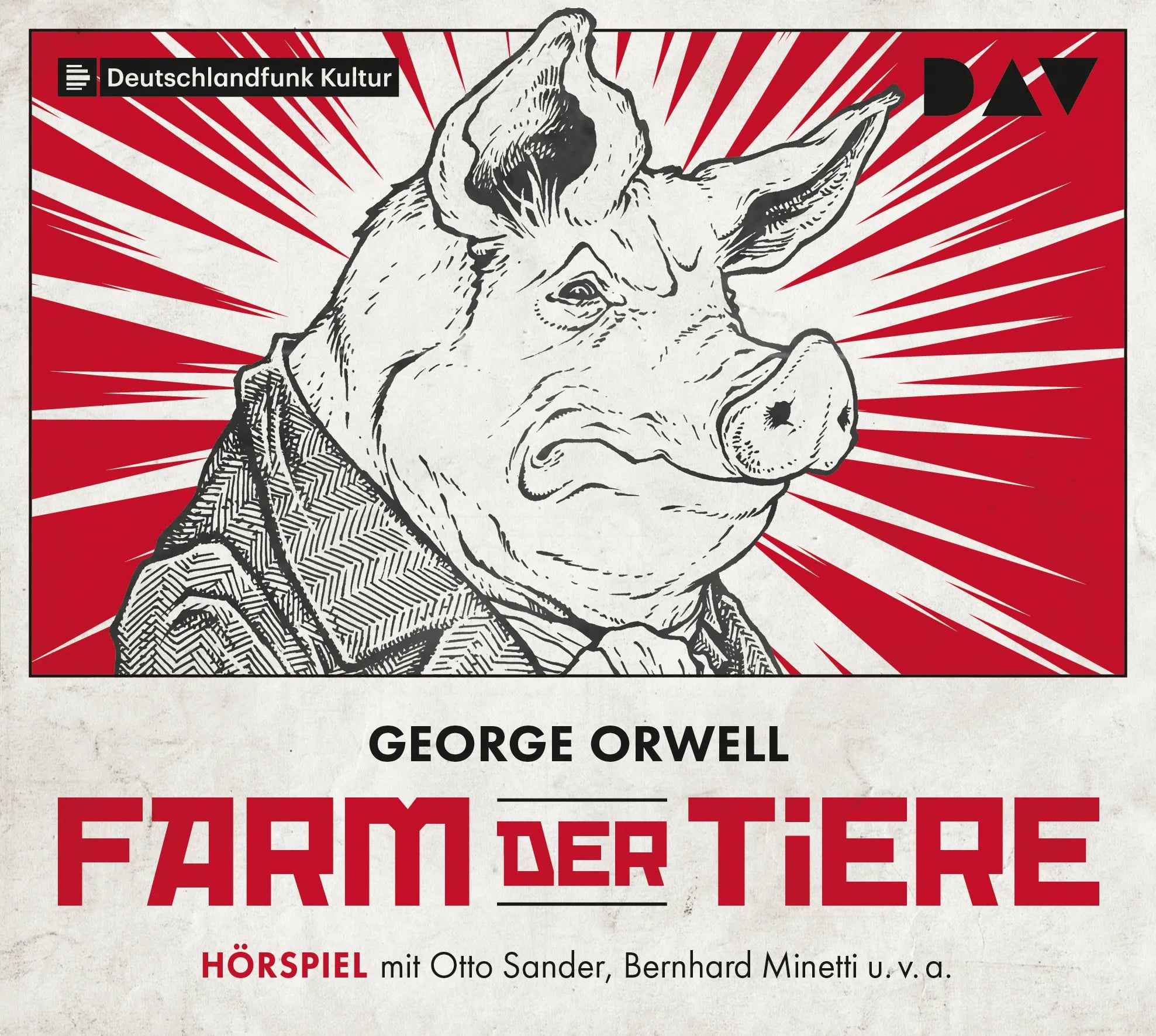 Buchcover von 'Farm der Tiere' - Hörbuch (CD) von George Orwell
