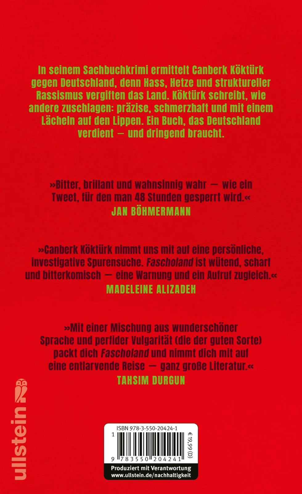 Rückseite: FASCHOLAND (Hardcover)