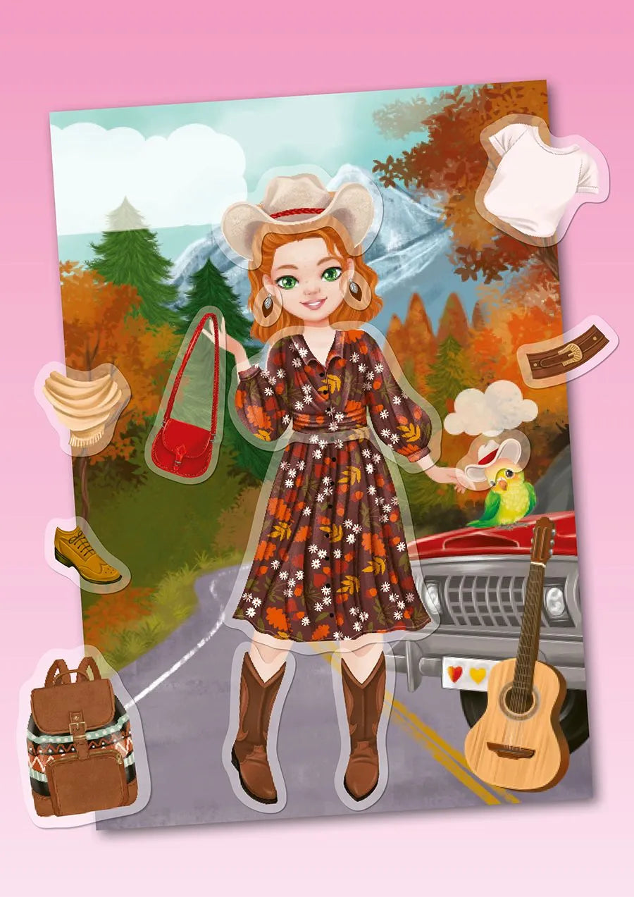 Detailansicht: Fashion & Styles: Anziehpuppen mit Folienstickern. Party-Looks (Taschenbuch)